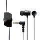 エレコム マイク付きイヤホン φ3.5mm ピンジャック カナル型 9.2mmドライバー採用 EHP-FR10CMBK 1個