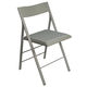 arrmet ポケットクッション 折り畳みチェア グレー POCC-GY 1セット(2脚入)（取寄品）