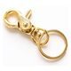 日本紐釦貿易 チャームキーホルダー ゴールド 全長70mm KD186-G 1セット(5袋)