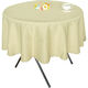 防炎テーブルクロス ロイヤル ベージュ 円形 145cm 4976416119116 1枚