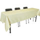 長机用 防炎テーブルクロス ロイヤル ベージュ 120×240cm 4976416119123 1セット(2枚入)