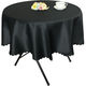 防炎テーブルクロス ロイヤル ブラック 円形 145cm 4976416119611 1枚