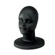 アズワン マネキンヘッド 黒 顔付き 63-5724-54 1個（直送品）
