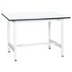 サカエ 軽量作業台(KAタイプ/均等耐荷重180kg/メラミン天板/H740mm/固定式) KAー097MW 1台（直送品）