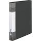 コクヨ クリヤーブック<Glassele>（替紙式・背ポケットタイプ・リングファイル） A4タテ 30穴 ブラック ラーGLB730D 1冊