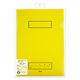 プラス ファイル 年組氏名 スクール クリアホルダー A4 イエロー 79735 1パック（10枚）