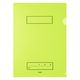 プラス ファイル 年組氏名 スクール クリアホルダー A4 グリーン 79736 1パック（10枚）