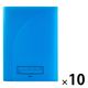 プラス 年組氏名 スクール プリントファイル A4 2ポケット ネイビー 79751 1セット(10冊)