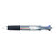 三菱鉛筆 4色 油性ボールペン クリフター 0.7mm 透明 SE4354.T 1本