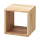 アズワン 木製ディスプレイボックス ナチュラル 20cm角 65-9345-51 1個（直送品）