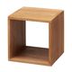 アズワン 木製ディスプレイボックス ブラウン 20cm角 65-9345-53 1個（直送品）