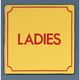 光 サインプレート LADIES LG1112-2 1枚 360-1241（直送品）