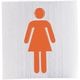 光 サインプレート 女 オレンジ RA1117-10 1枚 360-2797（直送品）
