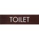 光 サインプレート TOILET WMS1848-2 1セット(5枚) 360-1309（直送品）
