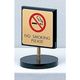 光 サインプレート NO SMOKING PLEASE LG696-4 1個 359-9716（直送品）