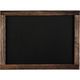 光 木製両面ブラックボードストリームライン茶450×600mm MBD641 1セット(10個) 353-2240（直送品）