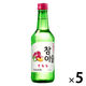 眞露 チャミスル すもも 13度 360ml 1セット（5本） 真露　ジンロ