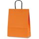 ベルベ 紙袋 1594 自動紐手提袋 T-X カラー(オレンジ) 1包(50枚)