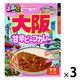 るるぶ×Hachi 大阪甘辛ビーフカレー 中辛 1人前・180g 1セット（3個）ハチ食品 レトルト