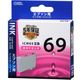 オーム電機 エプソン ICM69対応 互換インクカートリッジ マゼンタ INK-E69B-M 1セット(2個)
