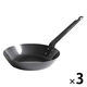 ベストコ 共柄 純鉄 フライパン 26cm IH対応 プロスタッフ ND-2006 1セット(3個)