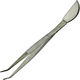 コンヨ ステンレス ピンセット (曲) 31312 1丁（直送品）