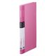 キングジム クリアーファイル シンプリーズ 固定式 20ポケット ピンク 136SP-P 1冊