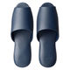 テンダイ ベーシックスリッパ 前あき L ネイビー(アスクル限定) 577618 1足 オリジナル（わけあり品）