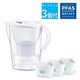 ブリタ（BRITA）ポット型 浄水器 マレーラ マクストラプロ カートリッジ 3個付き