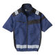 コーコス信岡  AE-5560  エコ・ボルトクール　セーフティー半袖ブルゾン ネイビー 3XL 1着（直送品）