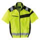コーコス信岡  AE-5560  エコ・ボルトクール　セーフティー半袖ブルゾン フラッシュイエロー S 1着（直送品）