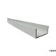 アルインコ アルミチャンネル 25X25X2.0 シルバー艶消し 1m FE218S1 1本 64-5009-21（直送品）