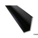 アルインコ アルミ不等辺アングル 10×20×1.5 ブラック 2m HP205K 1本 64-5012-01（直送品）