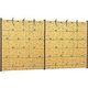 タカショー eーバンブーユニット建仁寺垣パネル・H2200タイプ両面青竹 18034900 1枚（直送品）