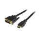 StarTech.com 3m HDMI to DVI Digital Video Monitor Cab HDDVIMM3M 1個（直送品）