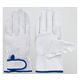 富士グローブ 牛本皮レインジャー型アテ付手袋 白 LL 5827 1ケース(10双) 64-8296-97（直送品）