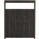 エバースクリーン 路地塀セット H2400 追加型 (フレーム:ブラックエボニー/パネル:ブラックエボニー) 66711609 1組（直送品）