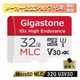 GIGASTONE 10倍高耐久MLCマイクロSDカード パッケージ版 GJMX-32GMLCRW 1枚