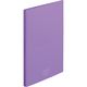 リヒトラブ CUBE FIZZ クリヤーブック<スタンド式> A4S 20ポケット パープル N6003-10 1冊