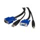 3m パソコン自動切替器専用KVMケーブル 2 in 1 USB/VGA KVMケーブル SVUSB2N1_10 1個（直送品）