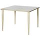 PREDONA(プレドナ) スクエアテーブル 幅1000×奥行1000×高さ720mm 天板リリーホワイト/脚ナチュラル