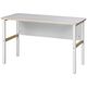 PREDONA(プレドナ) デスク  平机 木幕板 幅1200×奥行600×高さ720mm 天板リリーホワイト/脚ホワイト 1台