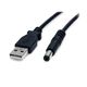USB ー 5V DC電源供給ケーブル 2m DCプラグ(外径5.5m/内径2.1mm) USB2TYPEM2M 1個（直送品）