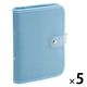 myfa（ミファ）コレクションバインダー パウダーブルー ミニ 6穴リング付 5冊 LIHIT LAB.（リヒトラブ）