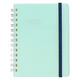 ロルバーン リングノート ポケット付メモクリア M クリアブルー 5mm方眼 500928720 デルフォニックス （Rollbahn）