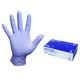 小野商事 ニトリルグローブ 薄手 バイオレット Lサイズ 粉なし AG7230L 1箱(100枚入)
