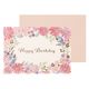 包む バースデーカード ボタニカル フラワー ピンク TC080 1セット(6個)