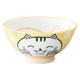 みやび街道　飯碗 スマイル猫　黄孫平  [ 8個入 ]　mkd-57728784　[ 8個入 ]（直送品）