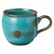 みやび街道 マグカップ しずくトルコブルーマグカップ mkd-78130364 [ 4個入 ]（直送品）