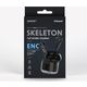 磁気研究所 Bluetooth ENCマイク スケルトン フルワイヤレスイヤフォン ブラック HD-BTCLA06BK 1個